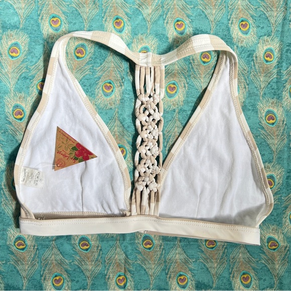 San Lorenzo Bikinis Tan and White Bikini Size S - Picture 2 of 5